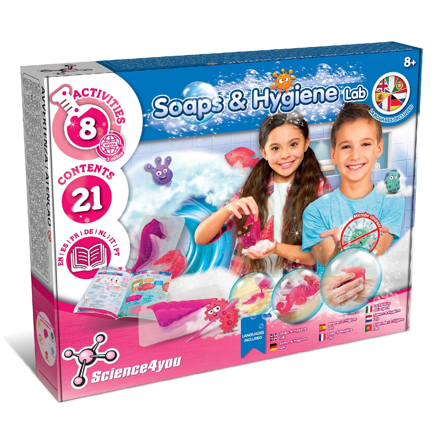 Science4you - First Soap Making Kit for Kids +8 Years - Soap Maker Toy for Kids: