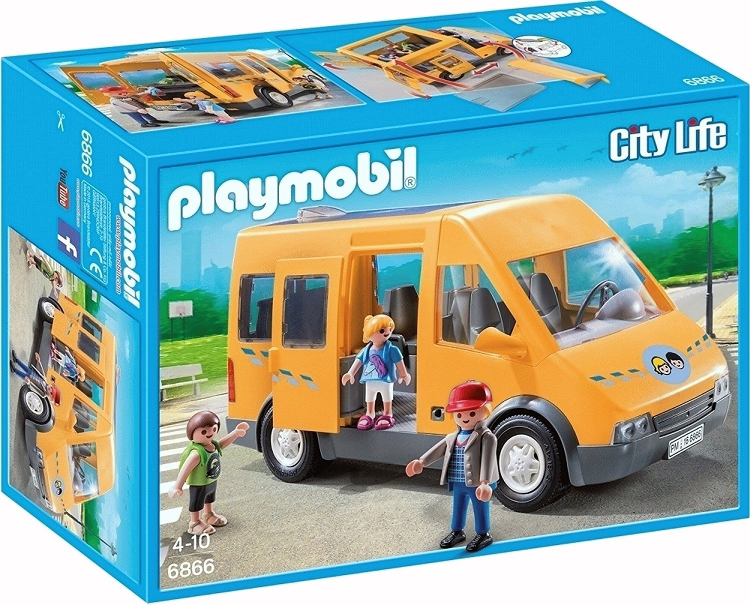 Playmobil City Life / 6866 Autobus Scuola 4-10 Anni