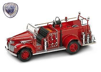 Yat Ming 20068 Camion Pompieri GMC FIRETRUCK 1941 1:24 Modellino