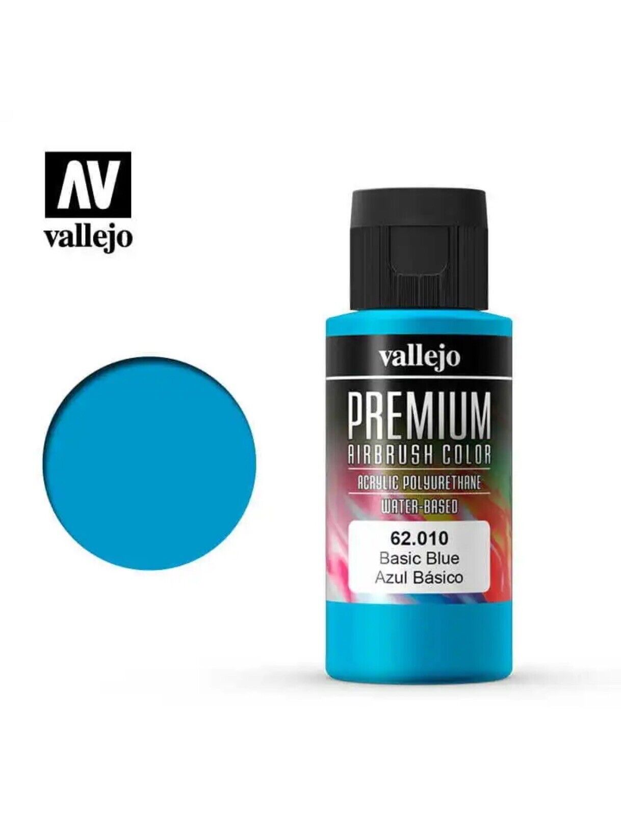 VALLEJO PREMIUM COLOR 62010 BASIC BLUE 60ml (Acrylic Paint)