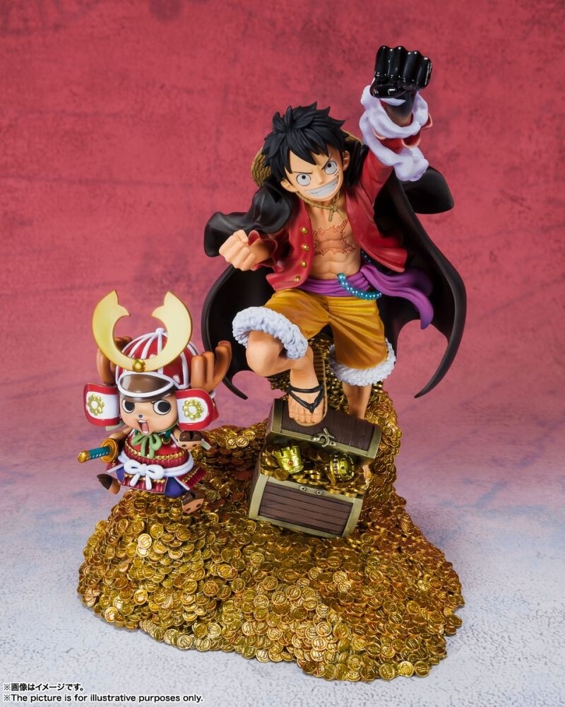 Bandai Figuarts Zero ONE PIECE ZERO LUFFY W/CHOPPER WT100 EIICHIRO ODA(Usato)