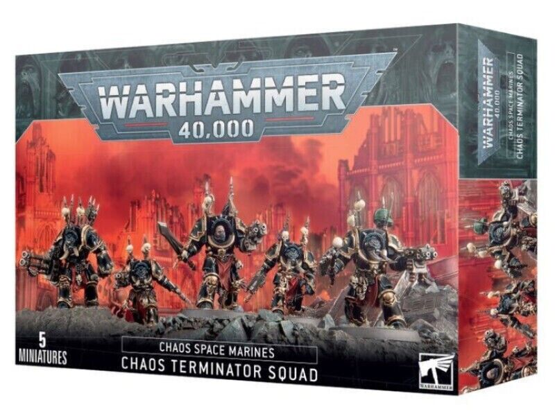 Warhammer 40,000 - Chaos Space Marines: Chaos Terminator Squad - Games Workshop