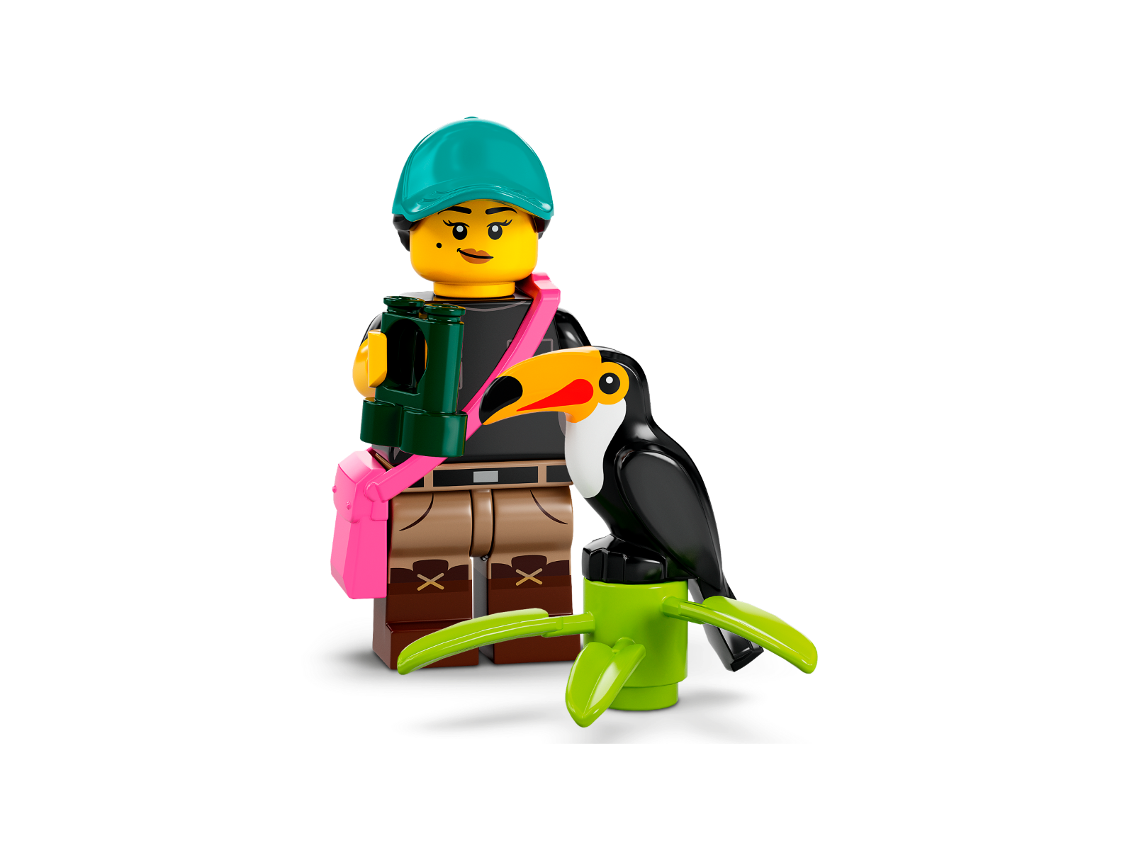 Originale LEGO Minifigure 71032 Serie 22 - Observadora Di Uccelli