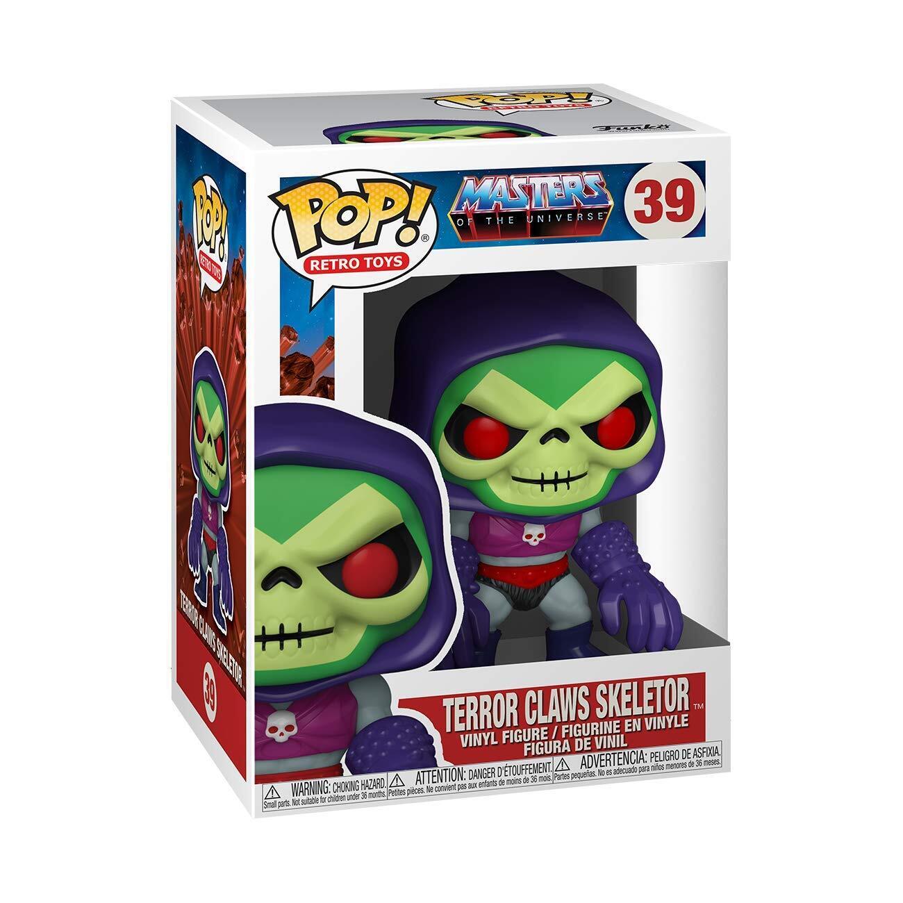 Masters Of The Universe Terror Claws Skeletor POP Retro Toys #39 Vinyl Figure