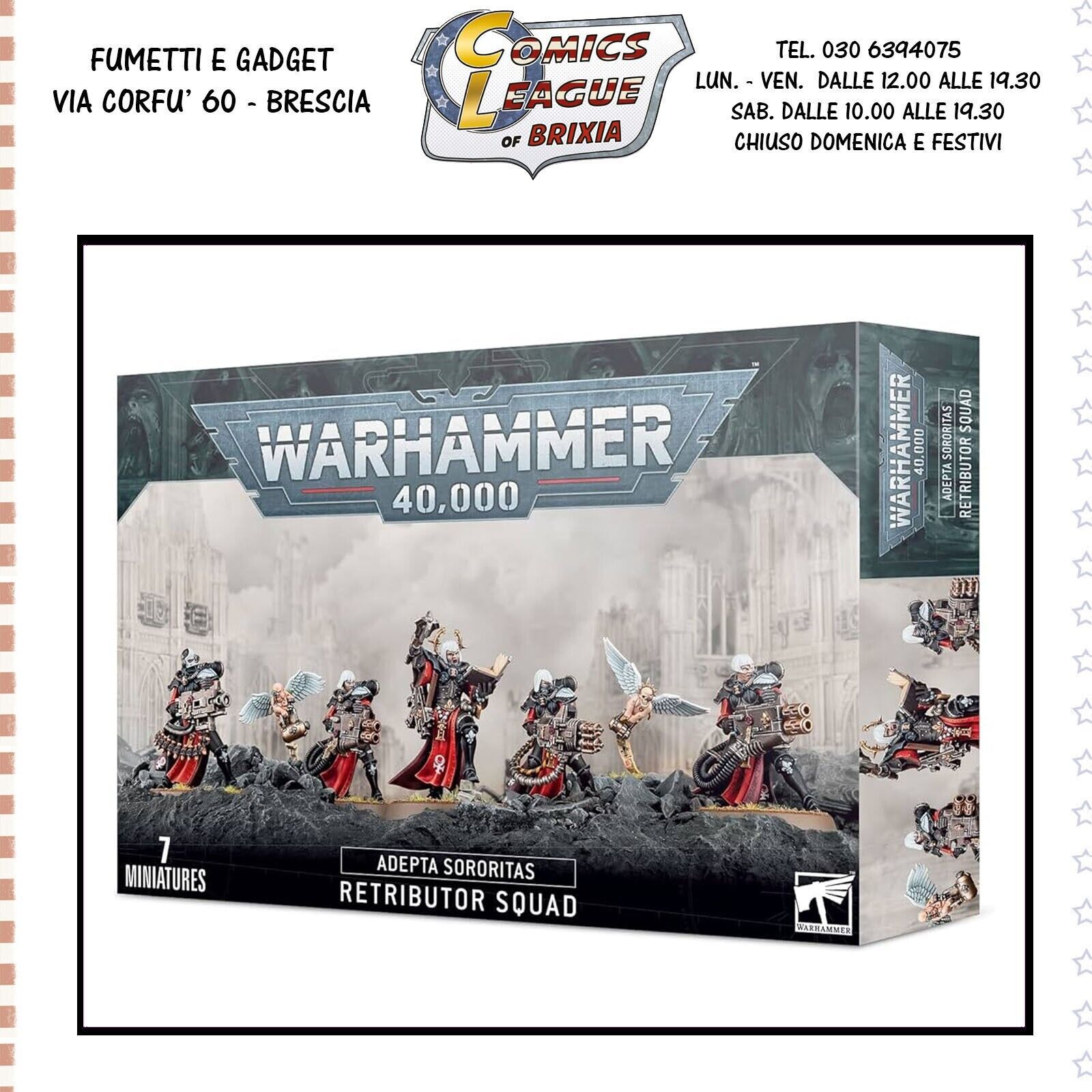 warhammer 40000 adepta sororitas - retributor squad