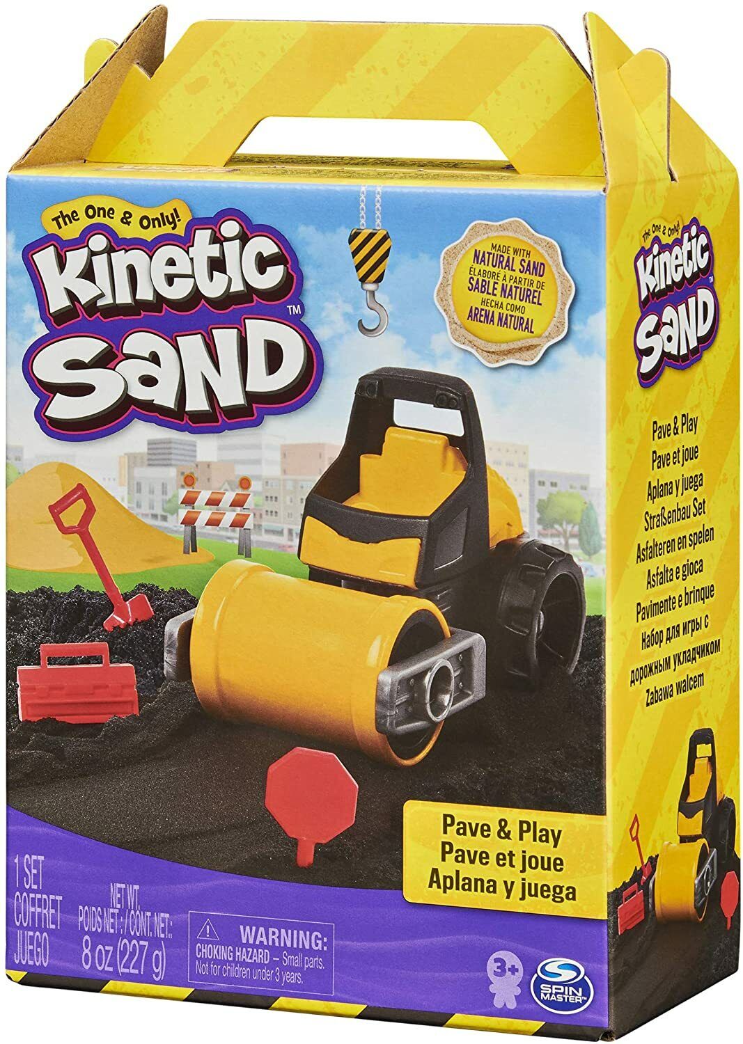 Kinetic Sand-  Construction Veicolo stradale,  Spin Master 6056481