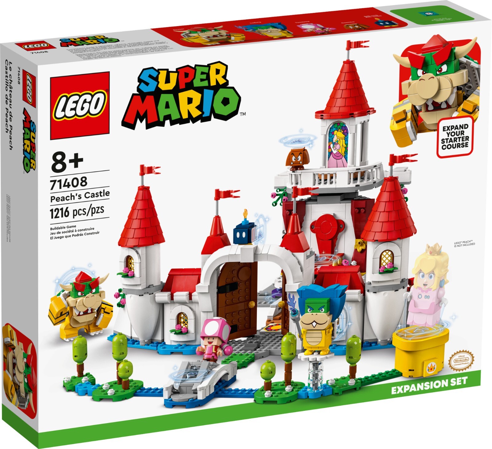 LEGO Super Mario 71408 - Pack Espansione Castello di Peach NUOVO NEW
