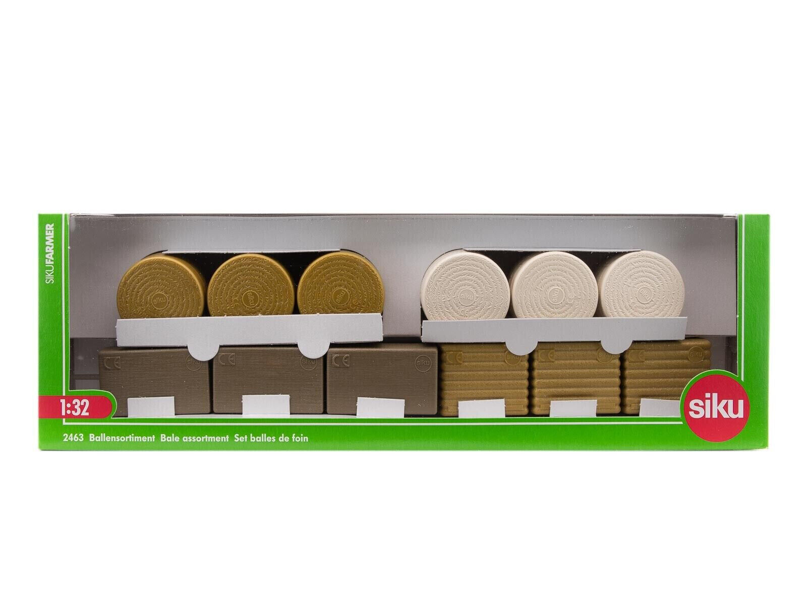 SIKU 1:32 ACCESSORI ASSORTIMENTO BALLE FIENO BALE ASSORTMENT ART  2463