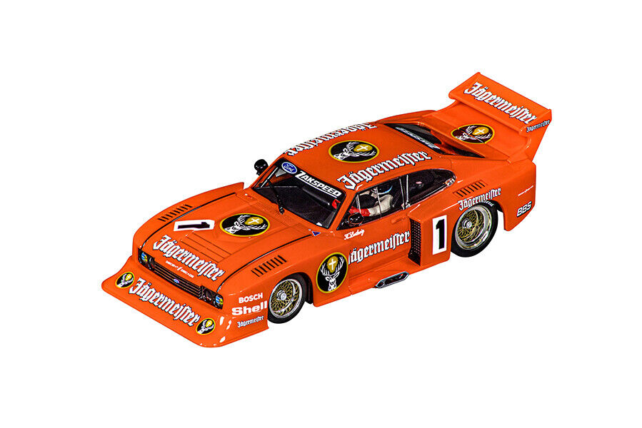 Ford Capri Zakspeed Turbo Jägermeister Racing Team, No.1 Slot Car Model CARRERA
