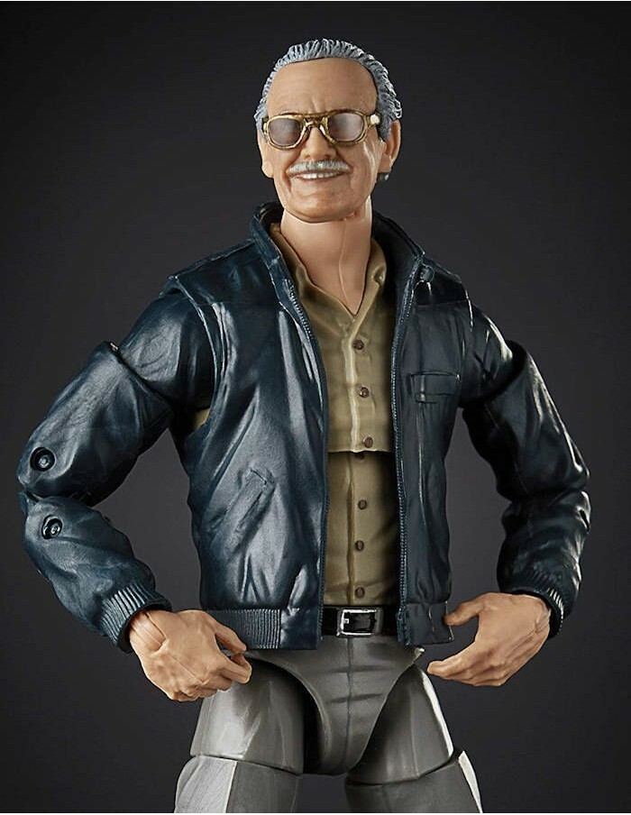 HASBRO MARVEL LEGENDS SERIES STAN LEE WITH SHIELD ACTION FIGURE NEW NUOVO