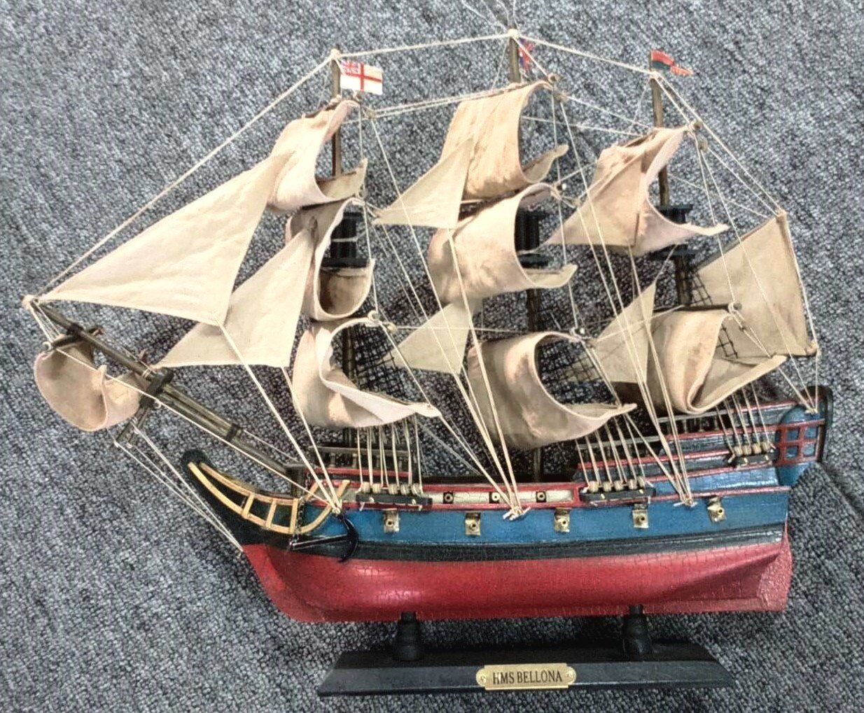 Hms Bellona Starter Barca Kit: Costruire il Proprio Modello IN Legno Nave