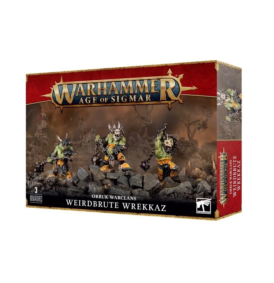BRUTI ZTRANI ZPAKKATUTTO weirdbrute wrekkaz ORRUK WARCLANS set di 3 miniature WA