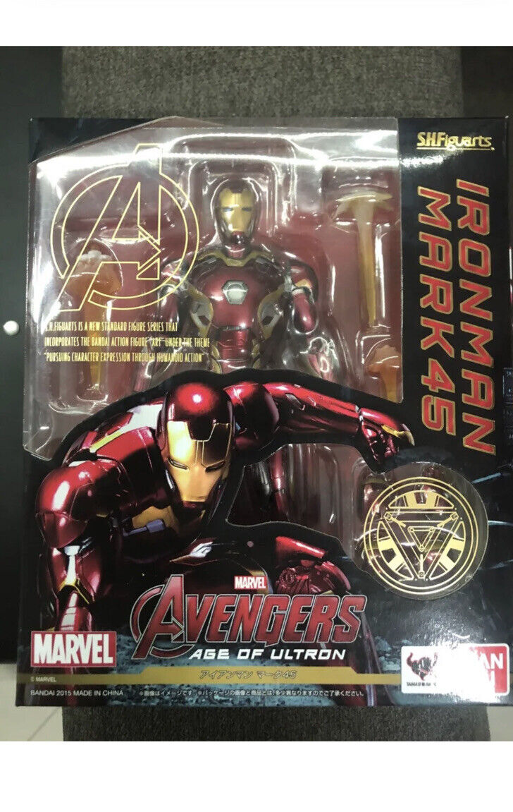 Bandai S.H. Figuarts Avengers Age of Ultron Iron Man mark 45 NUOVO NEW