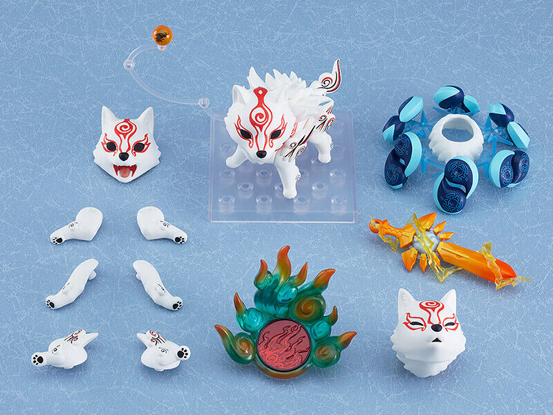 Okami Shiranui Deluxe DX Ver. Nendoroid Mini Action Figure MAX FACTORY