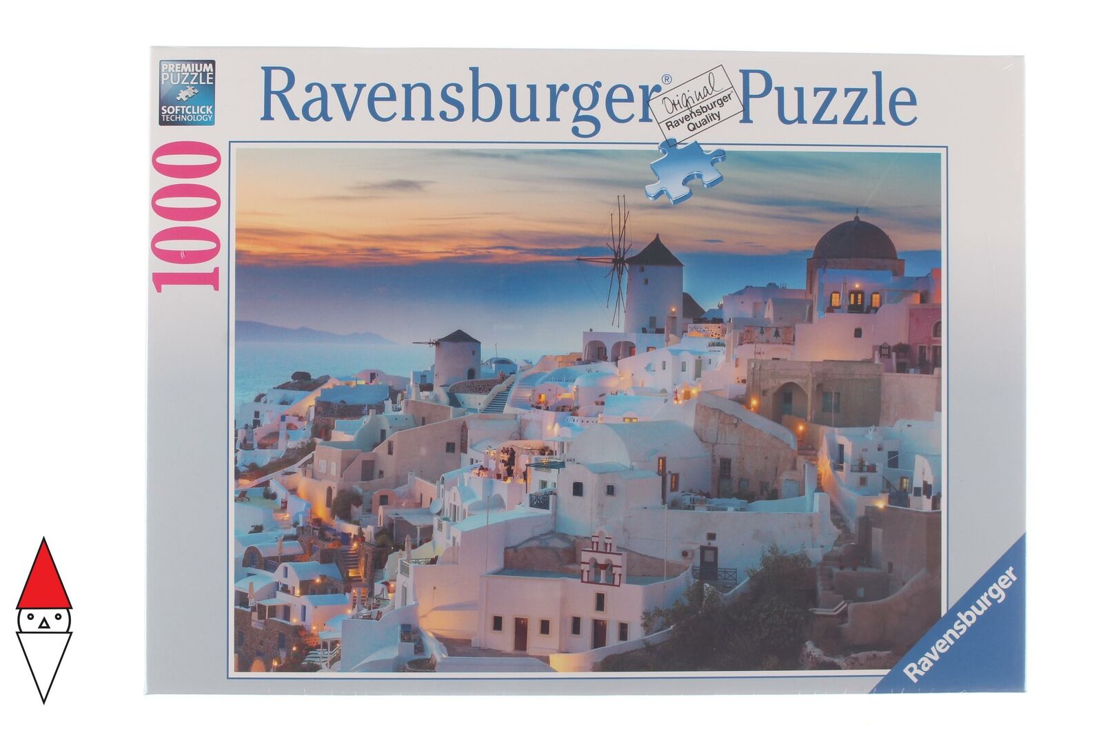 PUZZLE PAESAGGI RAVENSBURGER MARE E OCEANO SANTORINI 1000 PZ