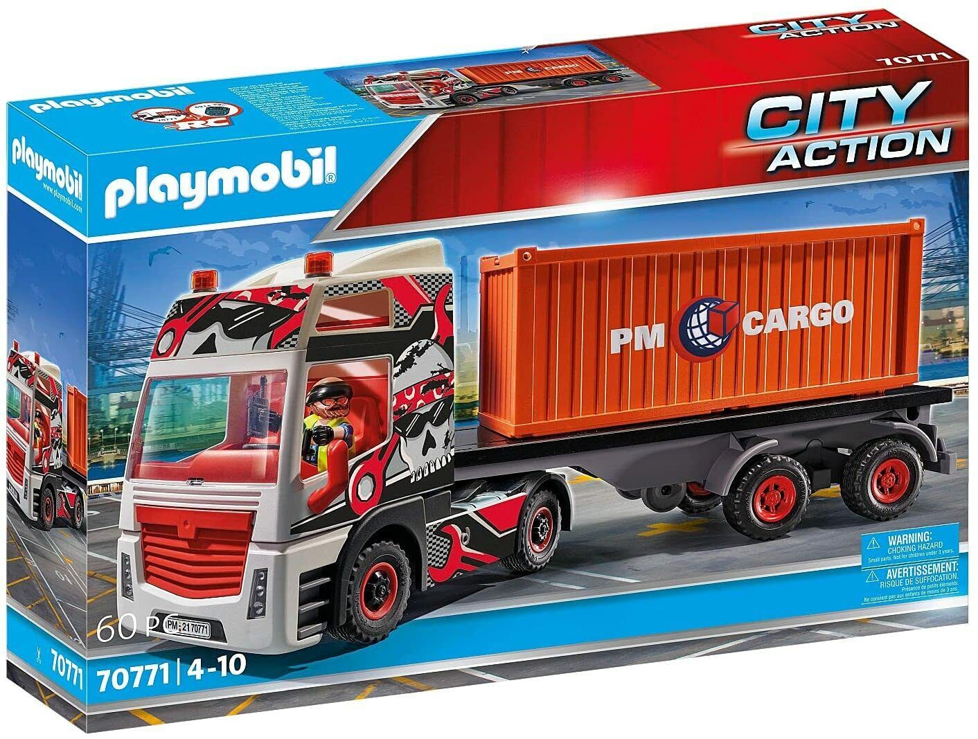 PLAYMOBIL - CAMION CON RIMORCHIO - 70771PM