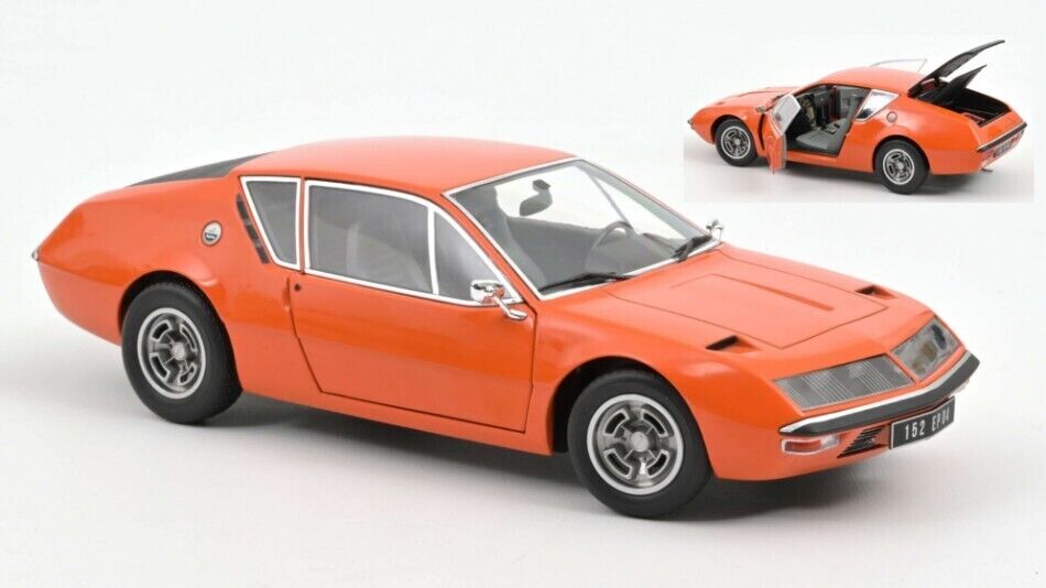 ALPINE A310 1600 VF 1974 ACROPOLIS ORANGE 1:18