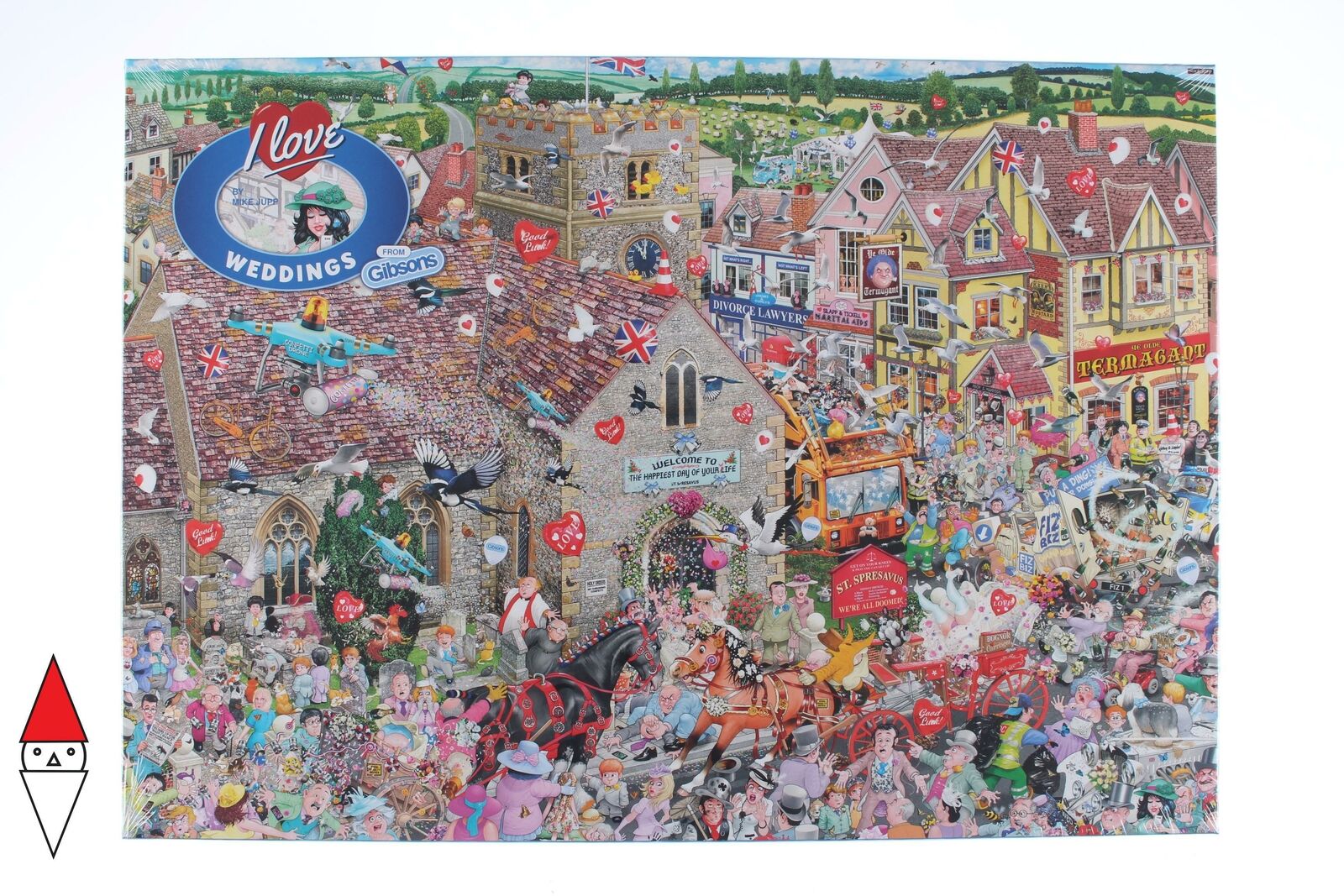 PUZZLE TEMATICO GIBSONS EVENTI I LOVE WEDDINGS 1000 PZ