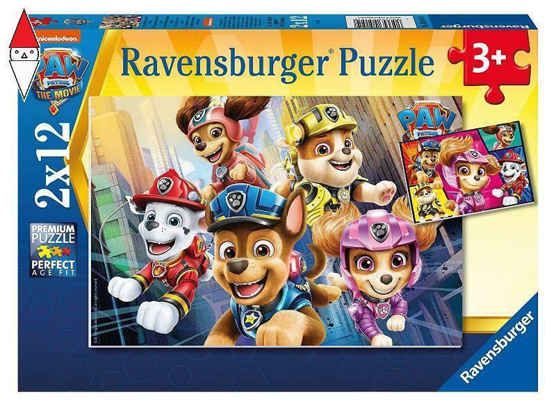 PUZZLE RAVENSBURGER PUZZLE 2X12 PZ PAW PATROL MOVIE