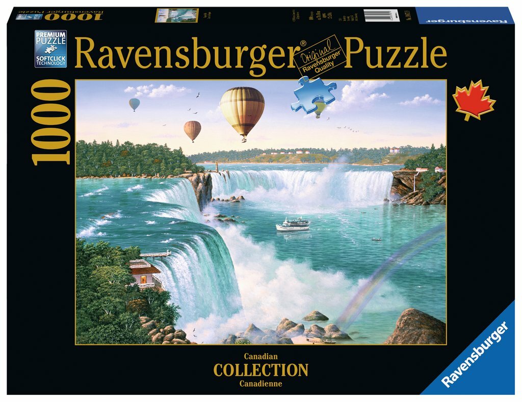 PUZZLE RAVENSBURGER CANADIAN COLLECTION 1000 PEZZI NIAGARA FALLS ART 19871