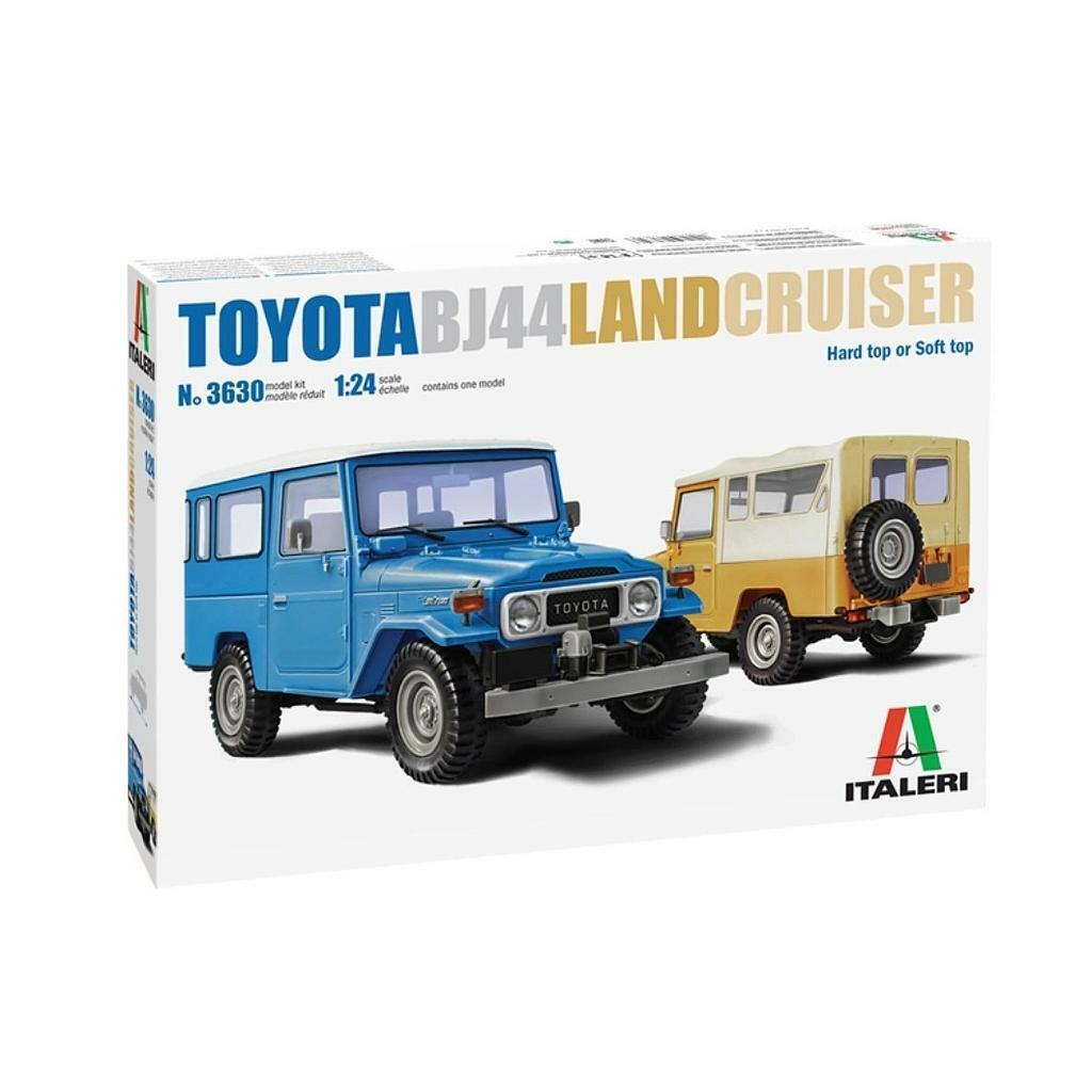ITALERI 1:24 KIT AUTO TOYOTA BJ44 LAND CRUISER  HARD TOP OR SOFT TOP    ART 3630