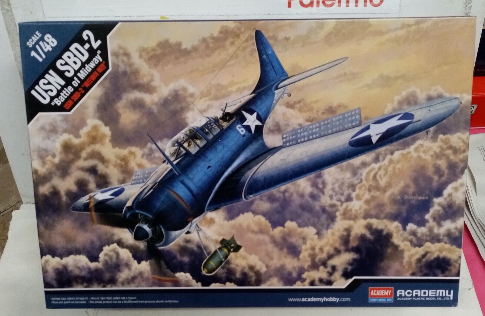 ACCADEMY 1/48 USN SBD-2   ART. 12335