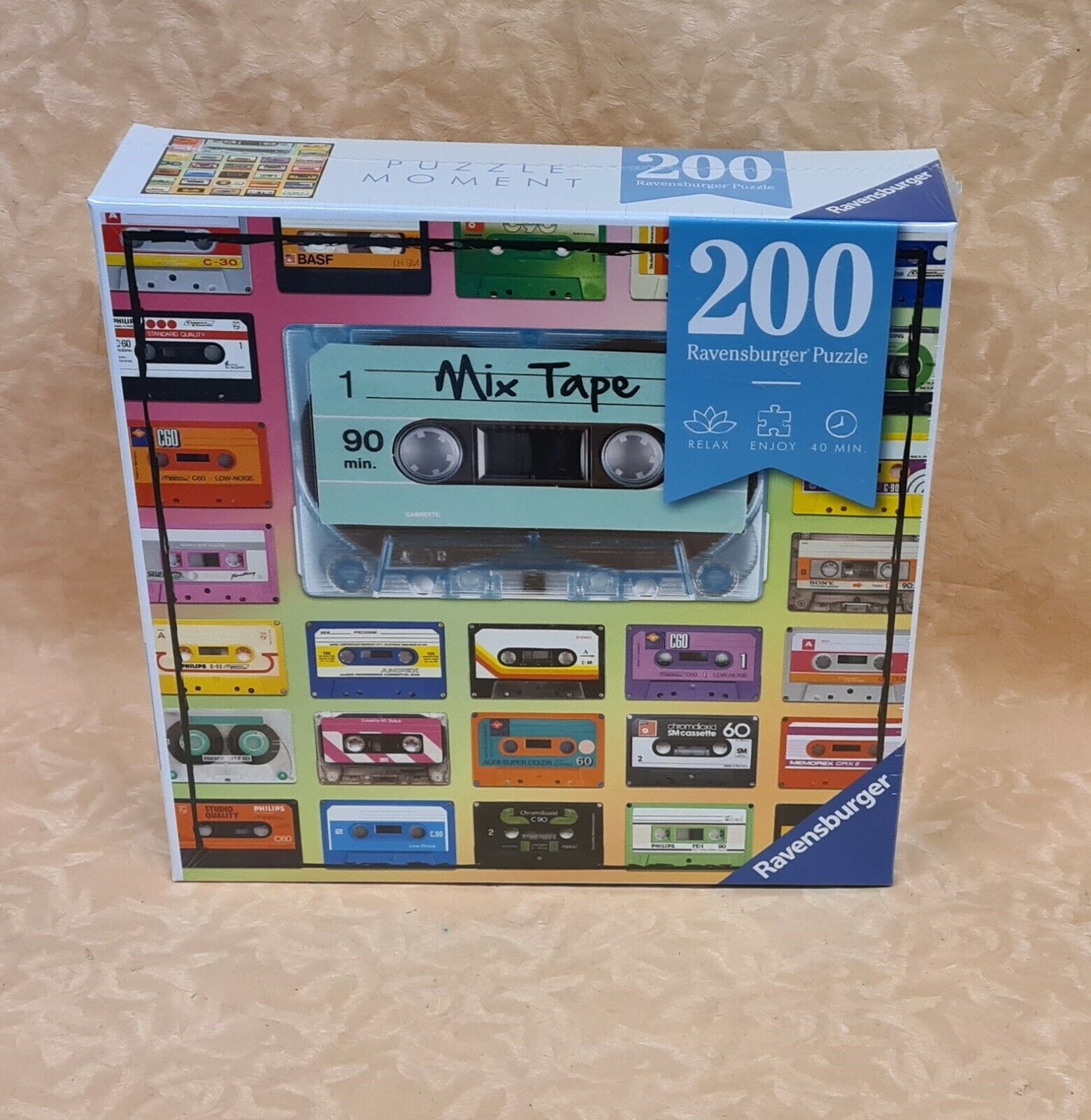 PUZZLE MOMENT 200 PEZZI N°129621 MIX TAPE AUDIOCASSETTE cod.25651