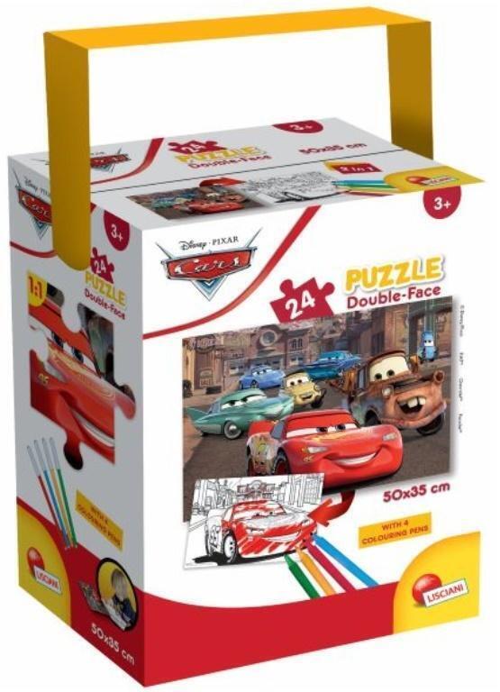 Puzzle w tubie 24 elementy. Auta