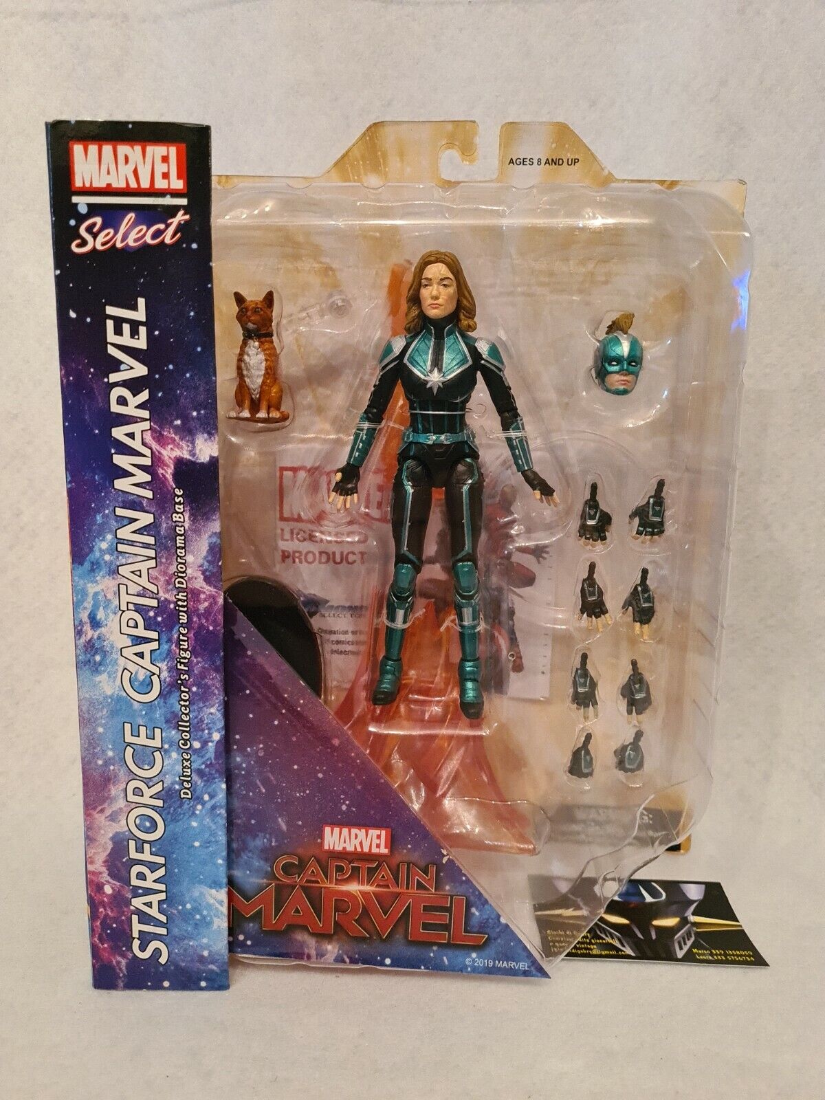 MARVEL SELECT - DIAMOND SELECT TOYS - STARFORCE CAPTAIN MARVEL - NEW