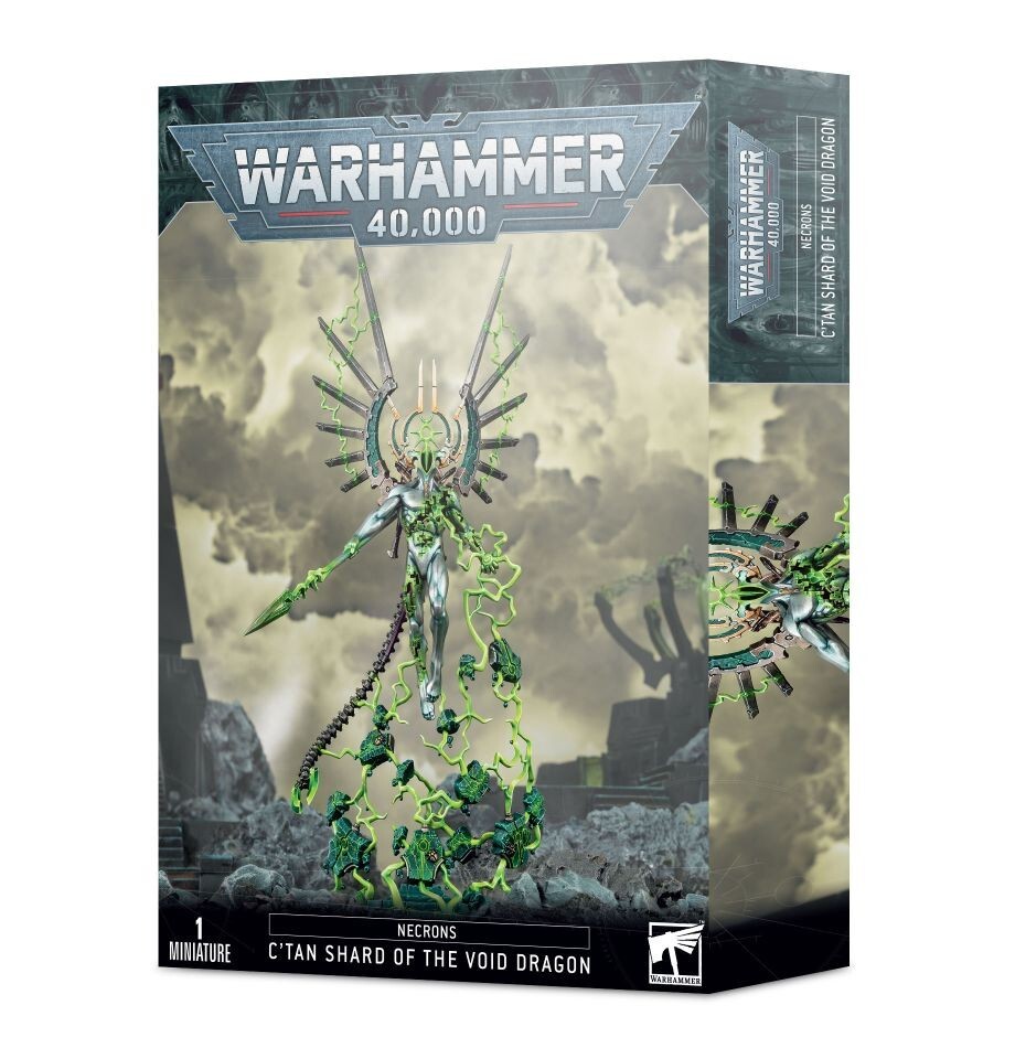 SCHEGGIA DELLO C'TAN DEL DRAGO DEL VUOTO citadel NECRONS games workshop WARHAMME