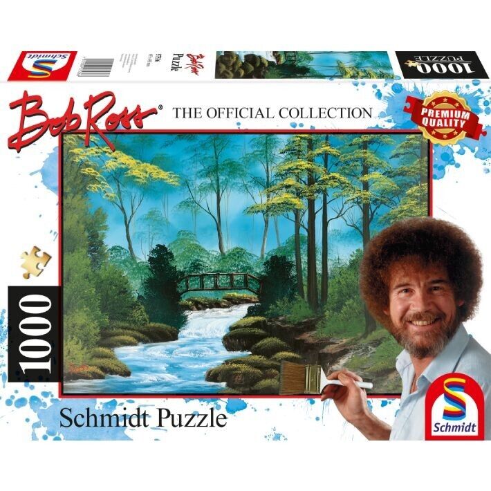 Puzzle Bob Ross - Ponte Isolato - 1000 pz - Schmidt 57536