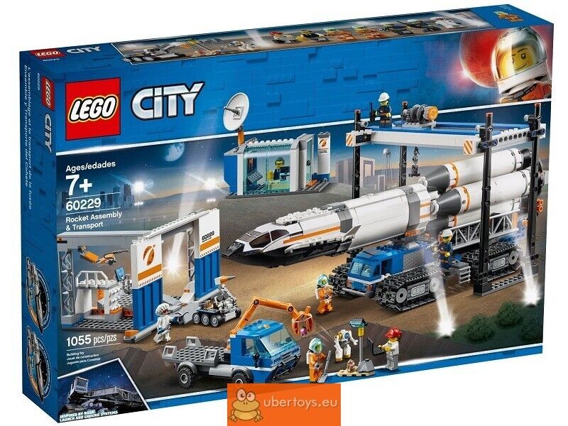 LEGO 60229 City Assemblaggio e trasporto del razzo