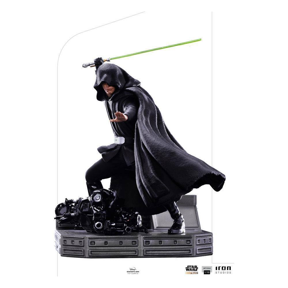 STAR WARS The Mandalorian Luke Skywalker Combat 1/10 Deluxe Statue Iron Studios