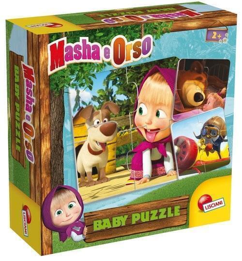 Puzzle 3w1. Baby Logic. Masza i Niedźwiedź