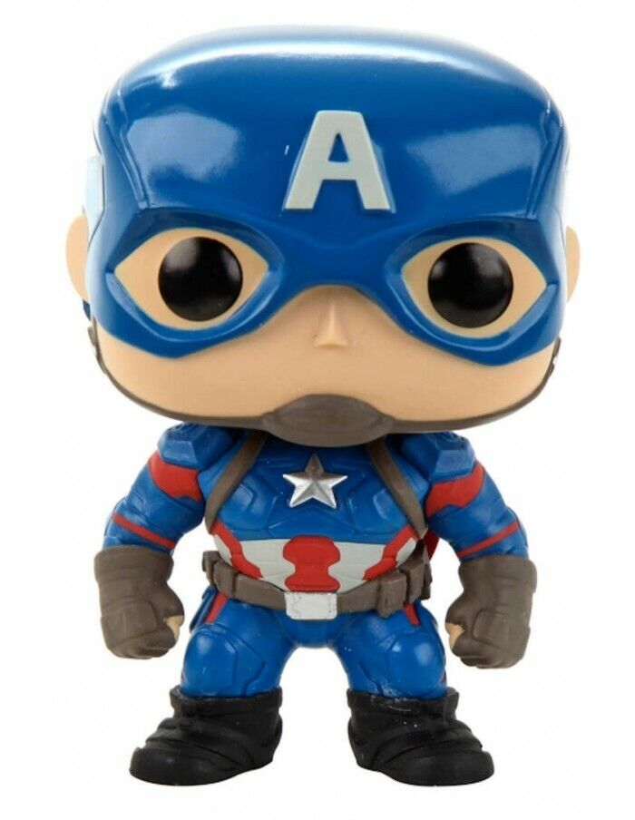 FUNKO BOBBLE HEAD POP MARVEL CAPTAIN AMERICA CIVIL WAR CAP AMERICA FIGURE NEW