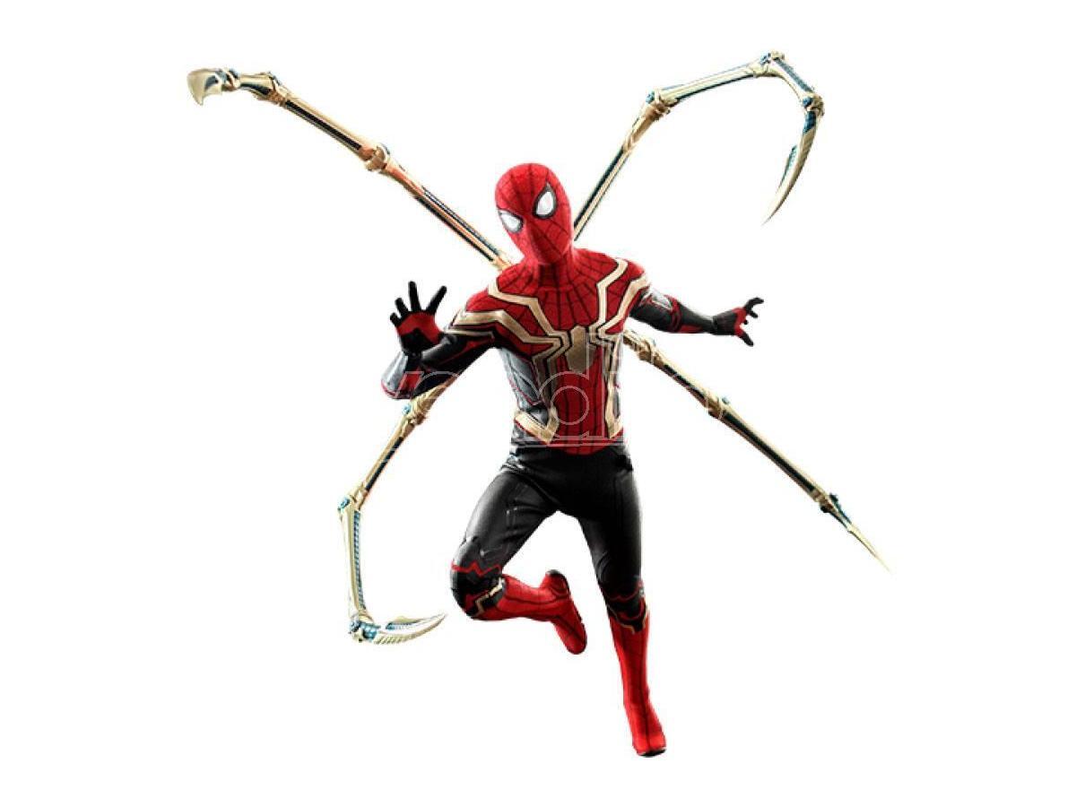 Spider-man: Far From Home Figura Spider-Man con Tuta Integrata 29 Cm Hot Toys