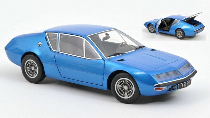 Alpine A310 1600 VE 1972  Alpine Blue 1:18 Norev 185400