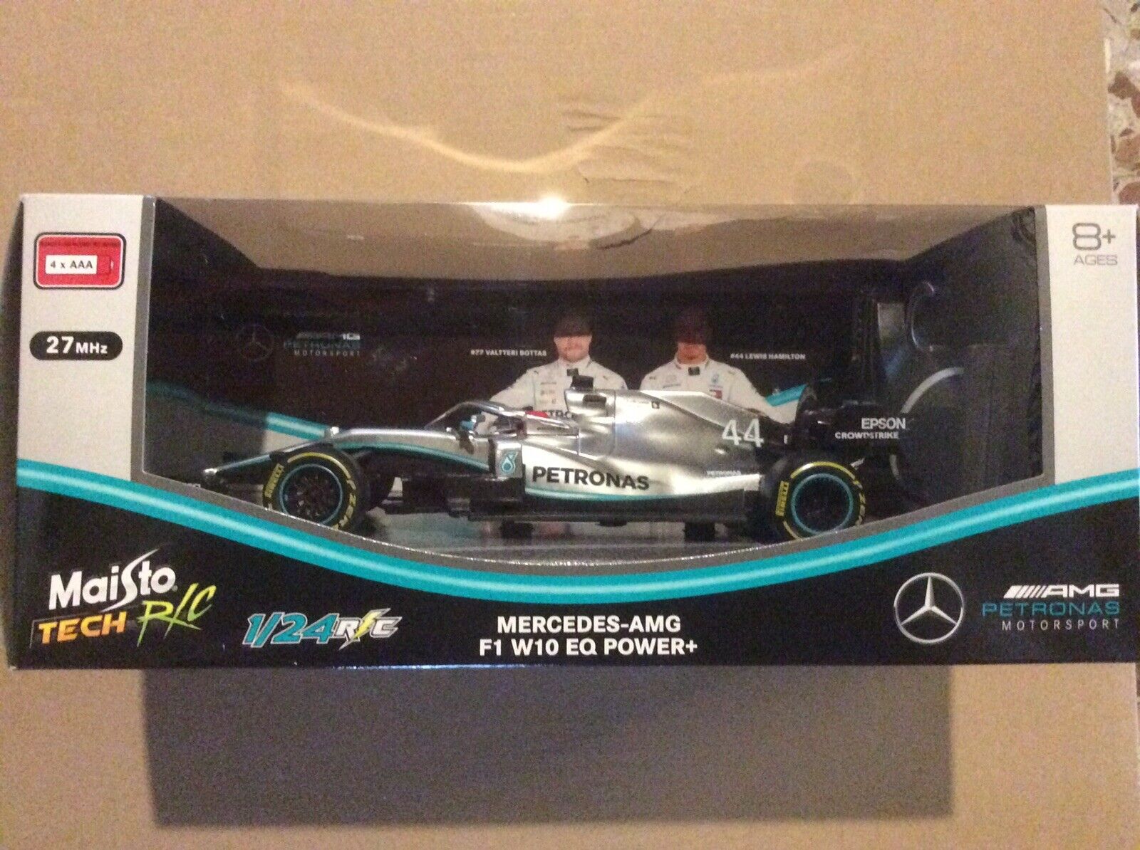 Maisto Tech R/C F1 Mercedes AMG Petronas W10, 2019 Formula 1 telecomandata