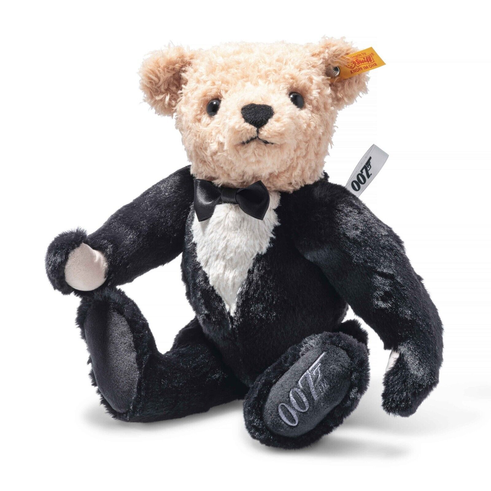 Peluche Orso 30 CM Teddy James Bond 007 - Steiff Originals 355691