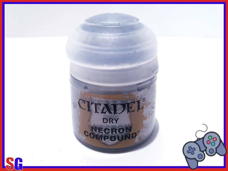 COLORE ACRILICO CITADEL DRY 12ML NECRON COMPOUND PRODOTTO NUOVO!
