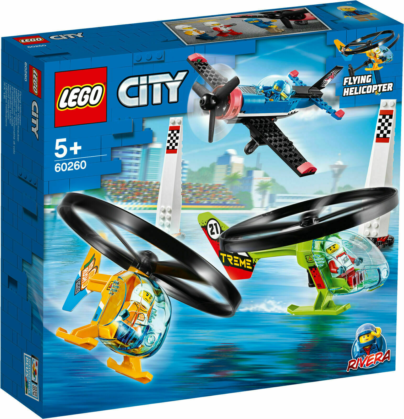 LEGO CITY - AIR RACE   SFIDA AEREA  AGE 5+    PEZZI 140   ART 60260