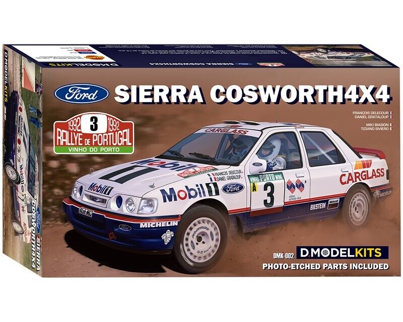 D.Modelkits DMK002 Ford Sierra Cosworth 4x4 Rally DePortugal '92 1:24 modellismo