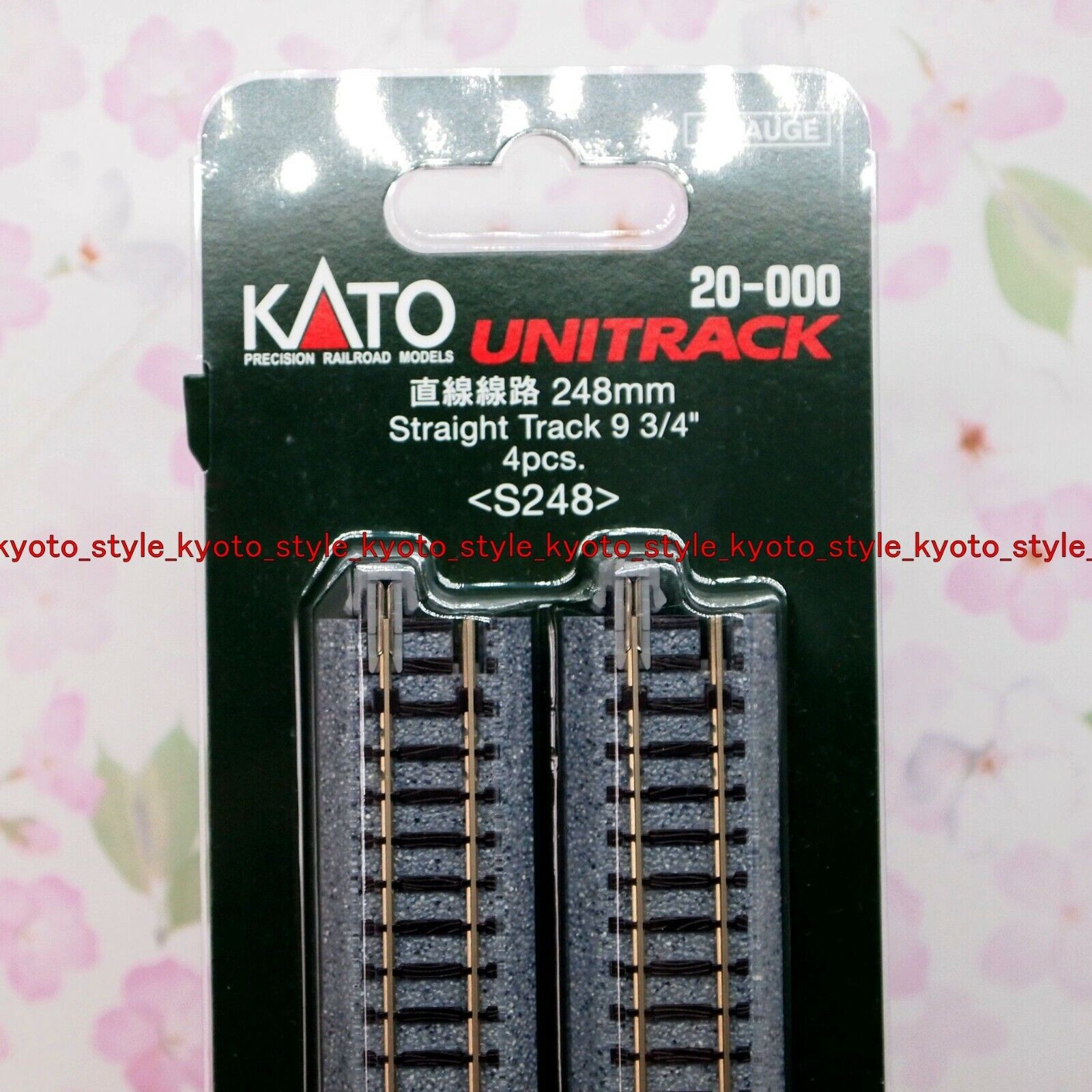 Kato N Scala 20-000 248mm - 9 3/4 Dritto Pista S248 Giappone