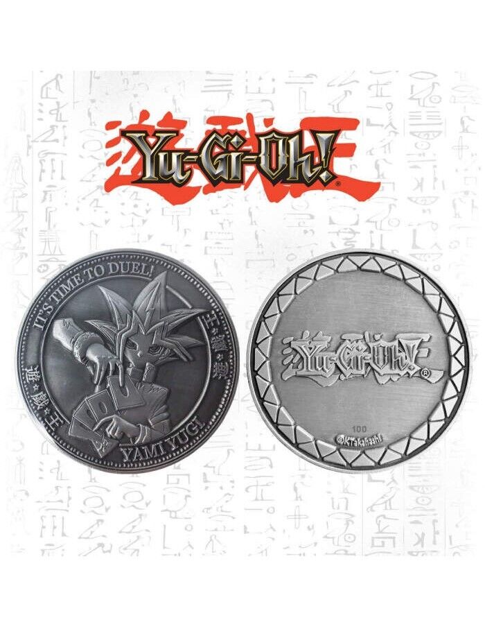 FANATIK COLLECTIBLE COIN MONETA DA COLLEZIONE YU GI OH YAMI YUGI NUOVA