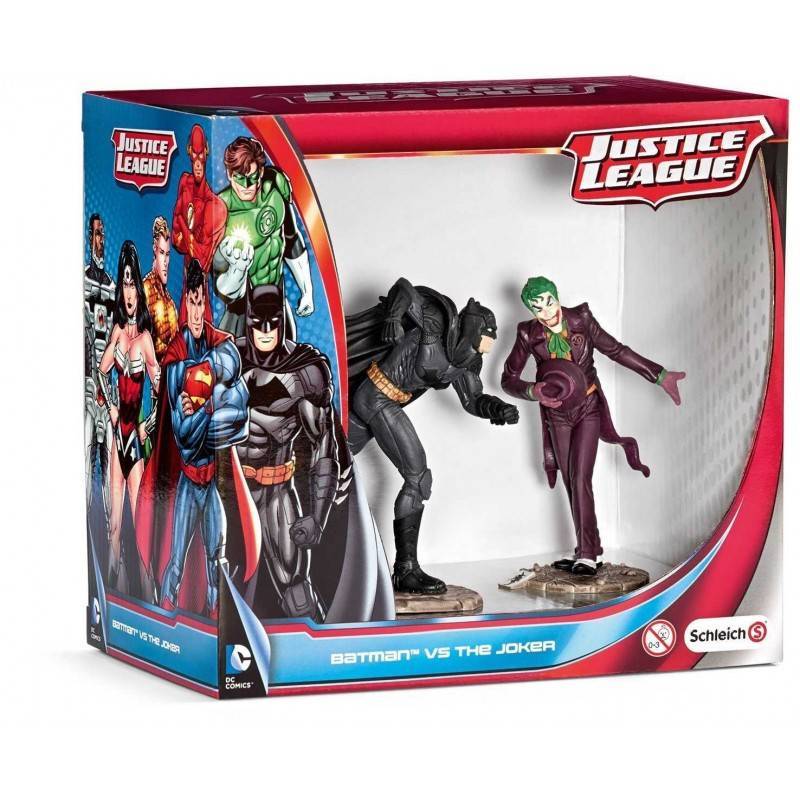 BATMAN JOKER SCHLEICH 22510 Justice League 2 pack mini figure originale