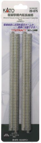 KATO N Gauge Double-Track Ferrovia Stazione Premises Estensione Linea 248mm 4 [