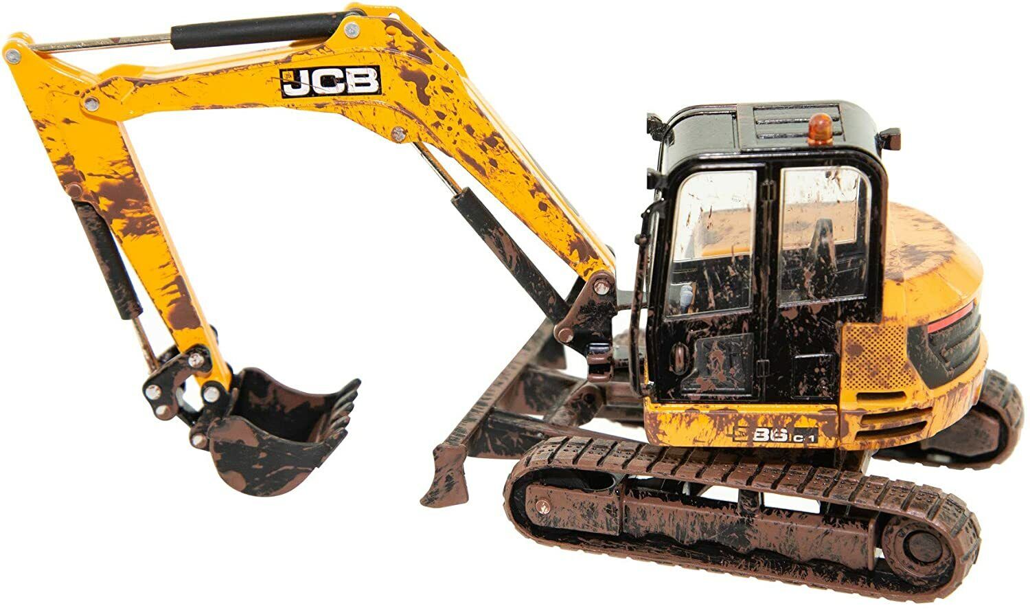 BRITAINS AT WORK 1:32 DIE CAST - ESCAVATORE MUDDY JCB MIDI EXCAVATOR ART 43279