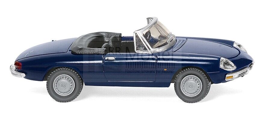 WIKING 020603 - Alfa Romeo spider ''Duetto'' blu 1966. Scala H0 1:87