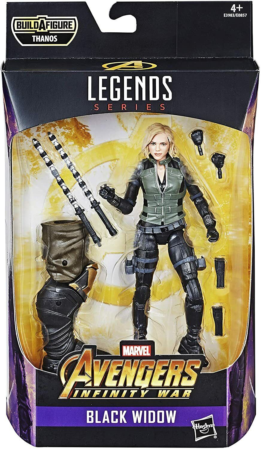 Hasbro Marvel Legends Series- Black Widow Action Figure da Collezione, 15 cm, Is