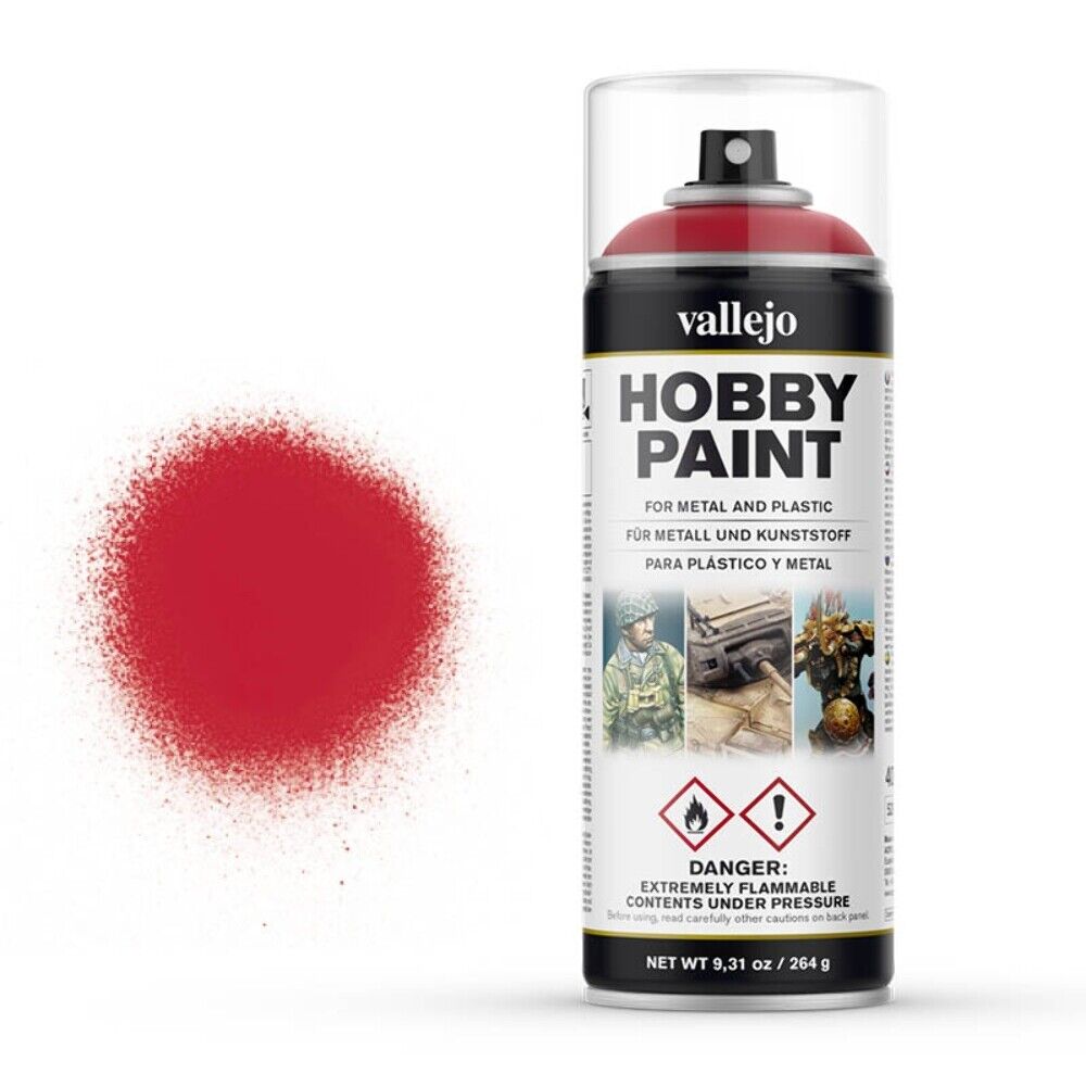 Vallejo BLOODY RED SPRAY VALLEJO HOBBY PAINT 400 ml